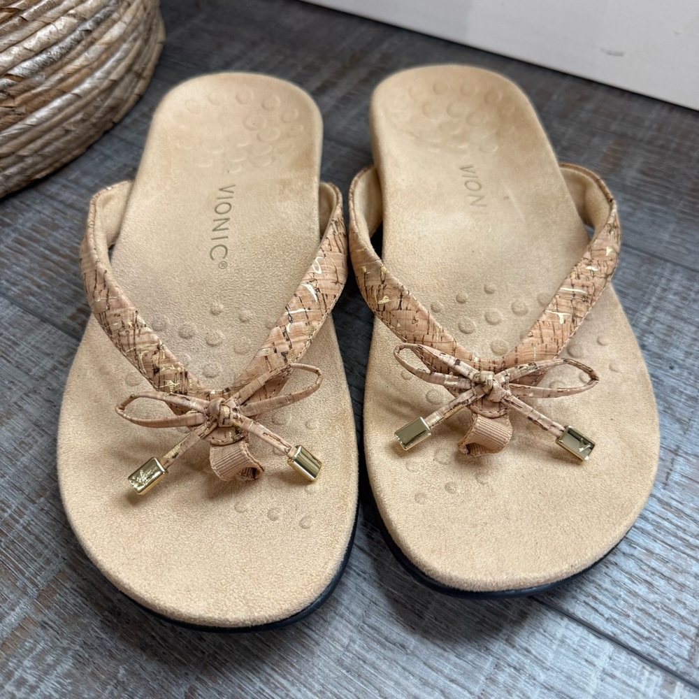 Vionic Bella flip flop sandals sz10 like new - Picture 4 of 12